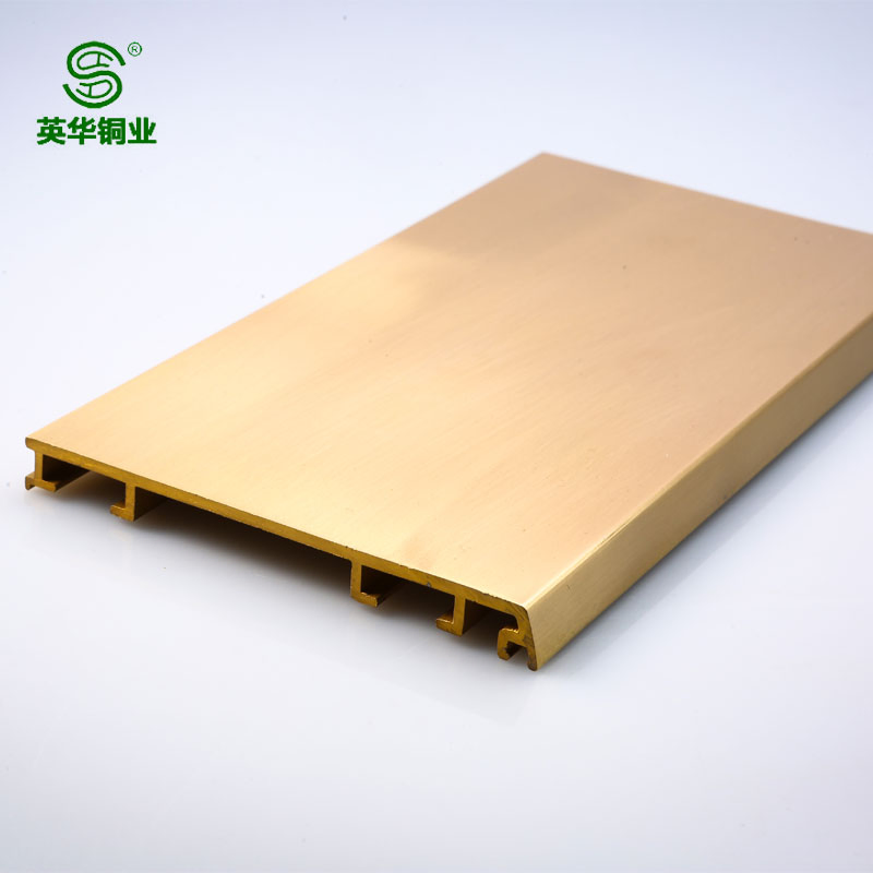 Villa Clubhouse Brass Window Profile Processing Manufacturer Directly Supplies Extruded Profiles for Copper Doors and Windows