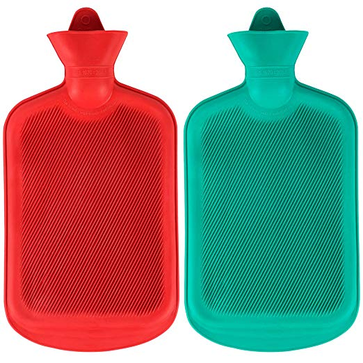 Warm Hands Bag Small Rubber Hot Water Bottle with Cover