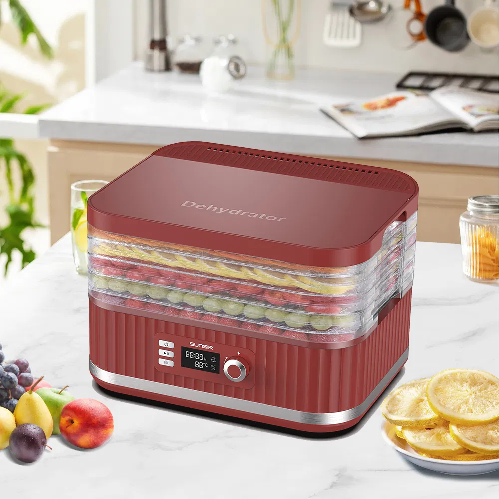 High-Power Food Dehydrator with Adjustable Timer and Temperature