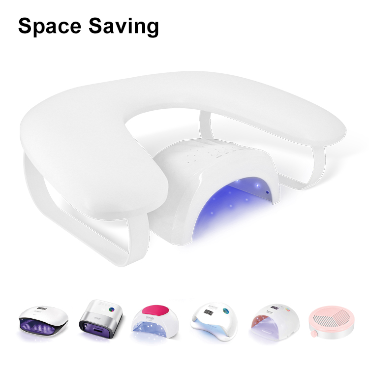 Waterproof Soft Microfiber Leather Manicure Nail Arm Rest Holder Hand Pillow