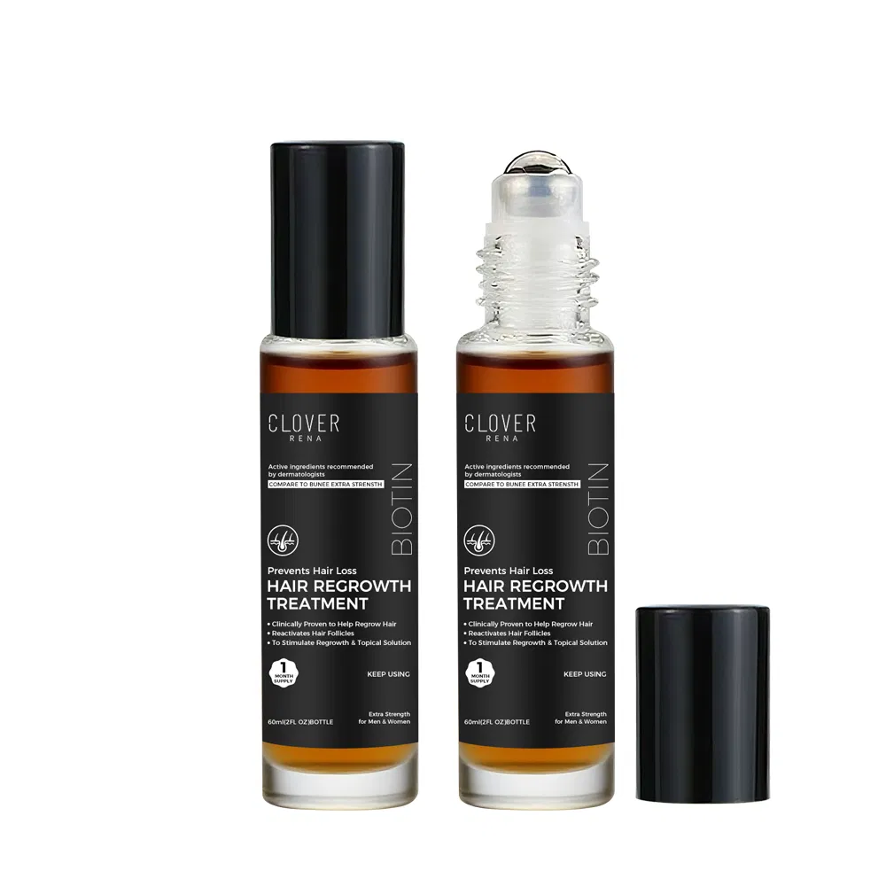 Private Label Hair Growth Serum for Hair Loss Treatment Biotin Hair