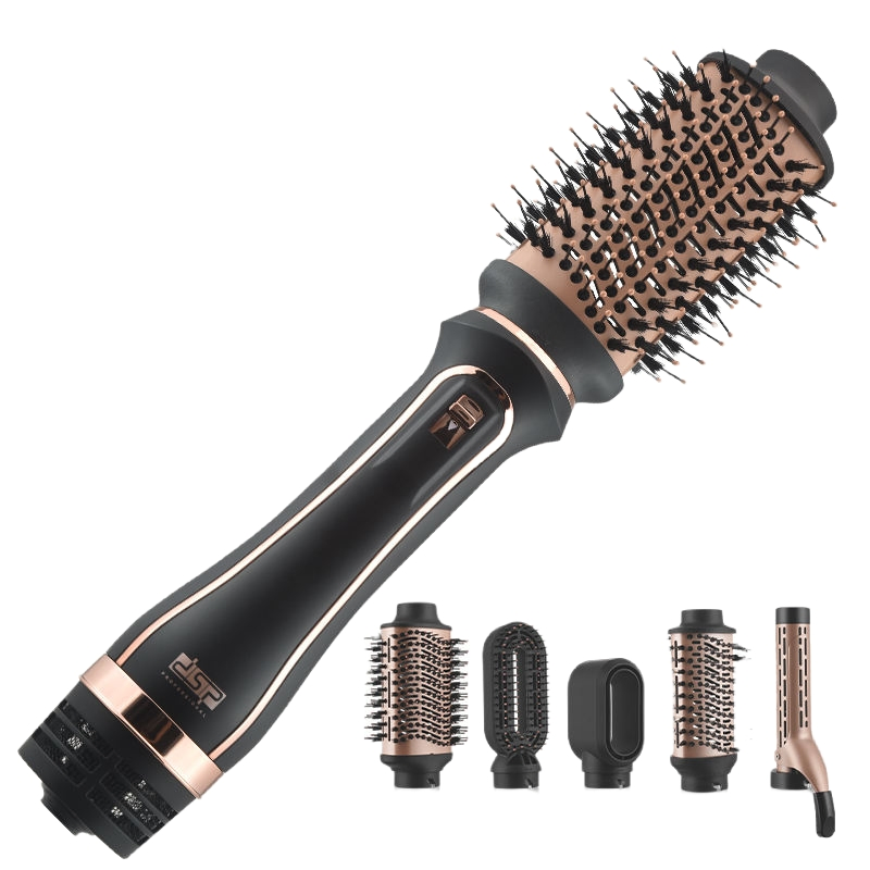 Hot Air Styler 5 Attachments for Salon Hair Brush Styling