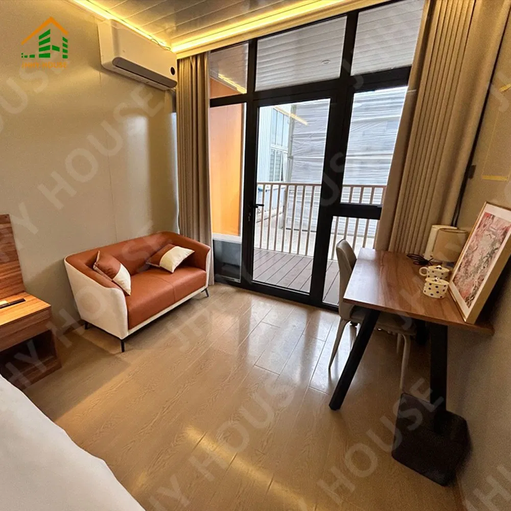 Prefabricated 40FT Modular Container House for Office or Hotel Build Detachable Flat Pack Container for Apartment Kitchen Use