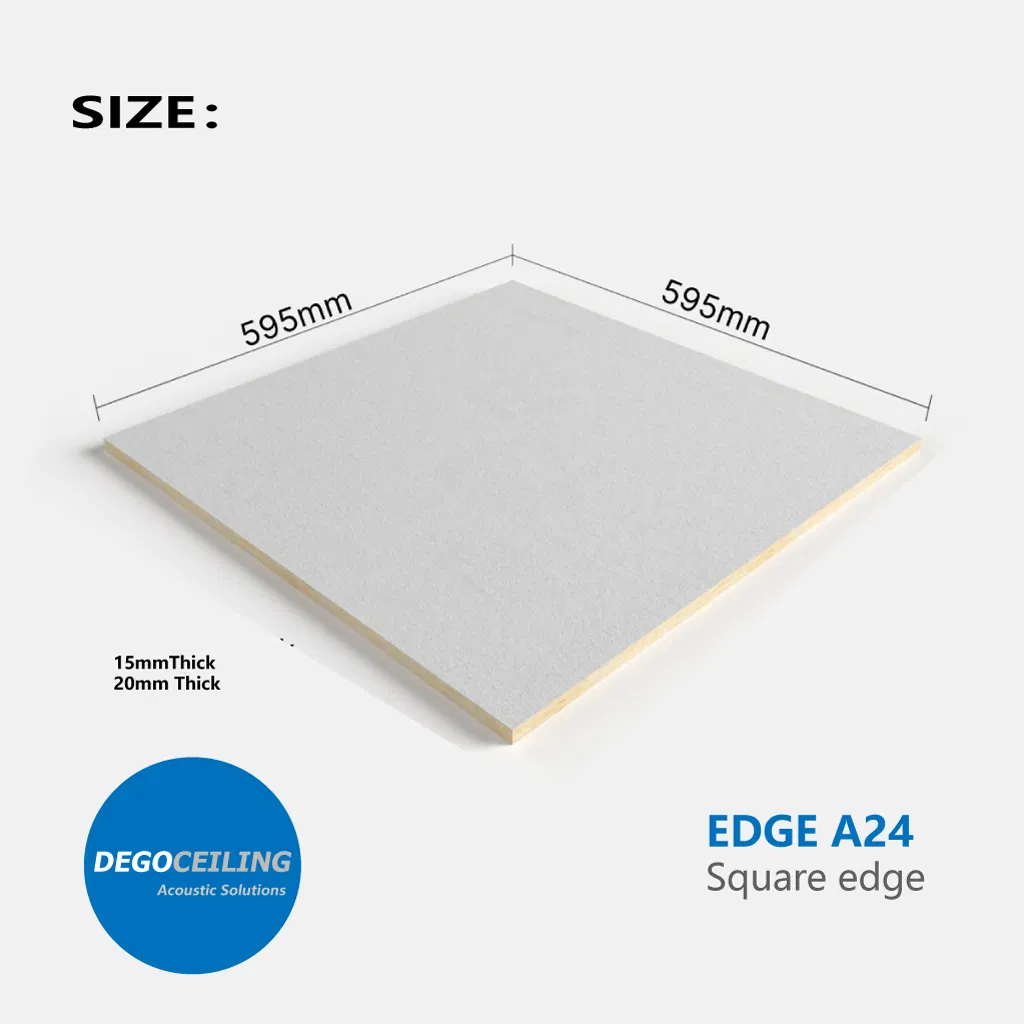 Indoor Suspended Ceiling Tile 600*600*15mm