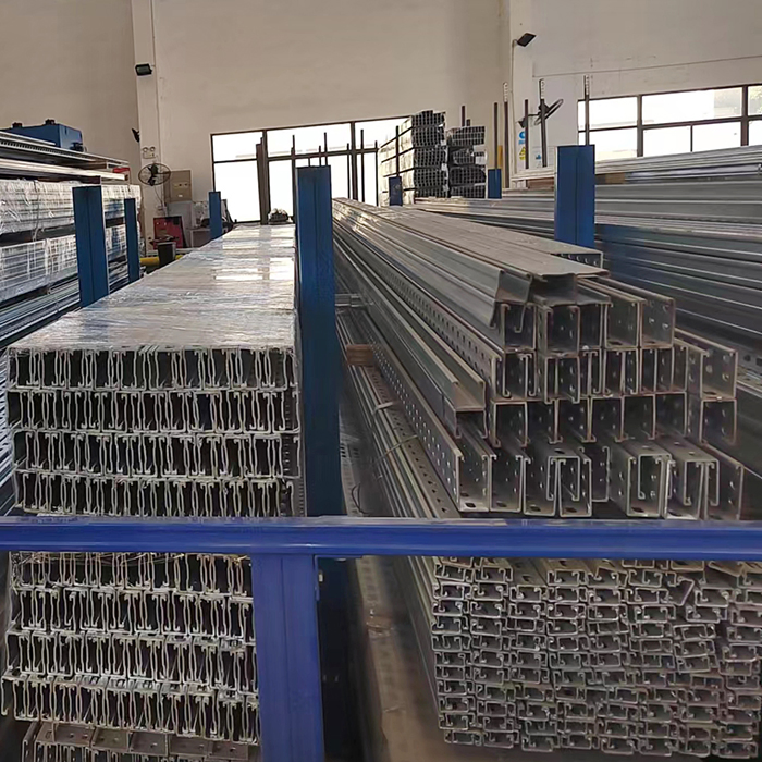 Slotted Strut U Channel Bar Perforated Steel Channel for Air Ducts and Bridge Support Systems