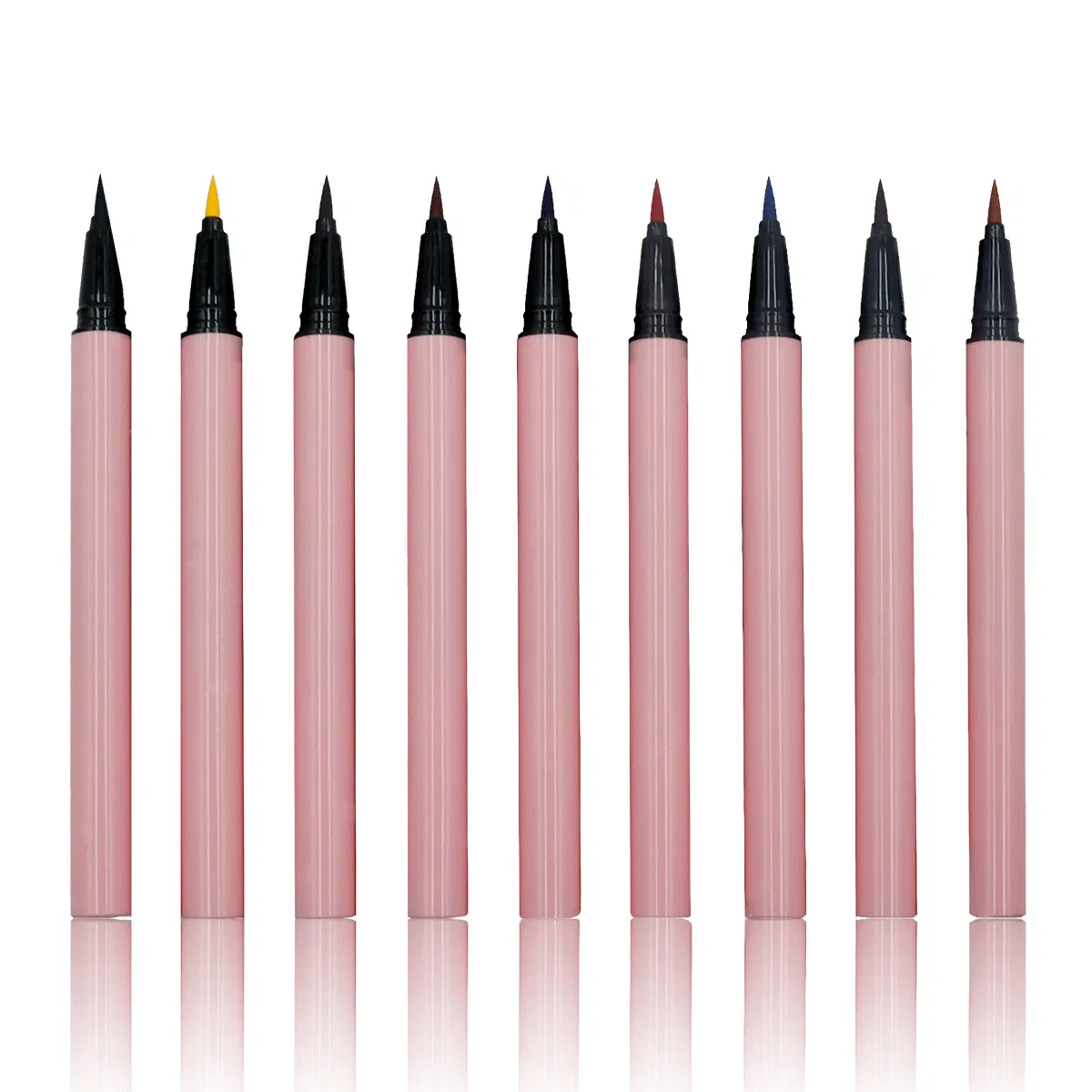 Long Lasting Colorful Beauty Neon Eyeliner Pencil Makeup Private Label Smudge Proof Liquid Pink Eyeliner