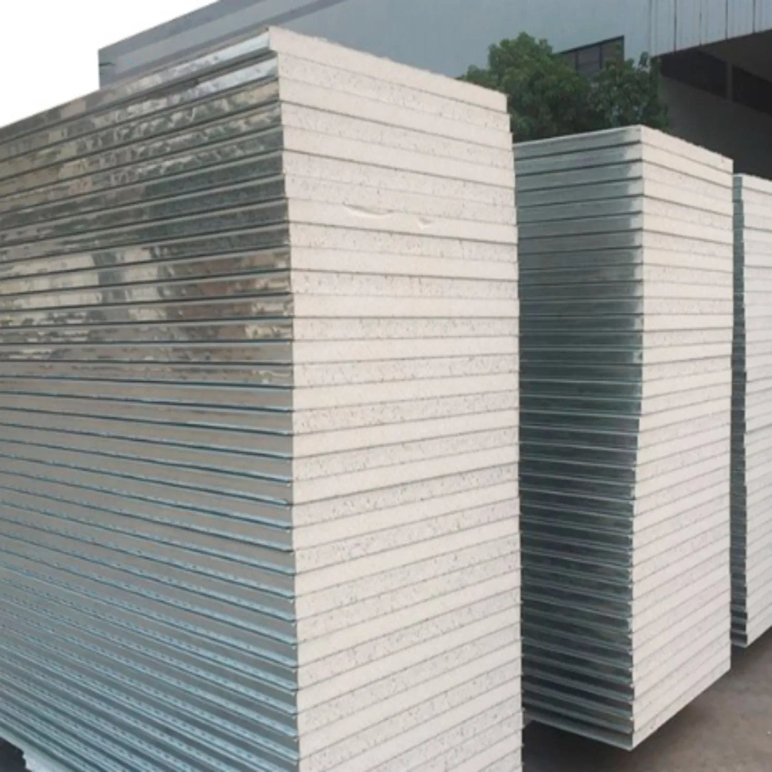 High Density 50mm/75mm/100mm/150mm/200mm Thickness EPS/Polystyrene Foam Sandwich Panel for Wall/Ceiling/Roof/Partitionce