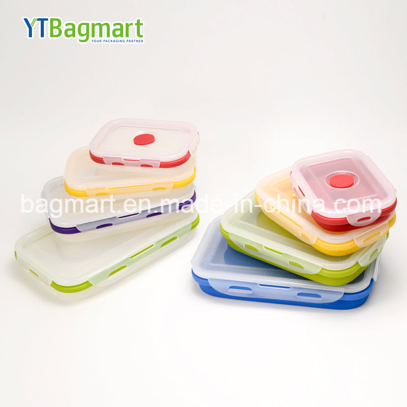 Food Grade Collapsible Silicone Food Container/Box