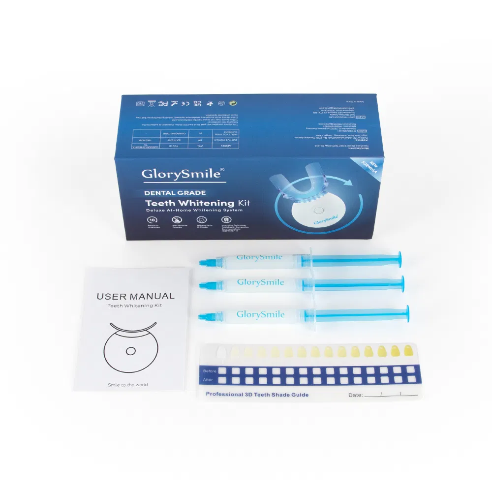 Teeth Whitening Kit 5 LED 3*3ml Syringe Gel Premium Teeth Bleaching