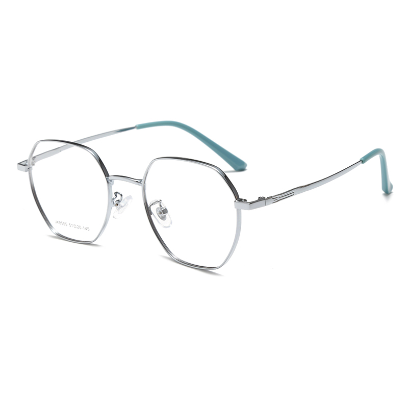 Super Light and Elastic Polygon Frame Comfortable Optical Glasses for Student (JK8505)