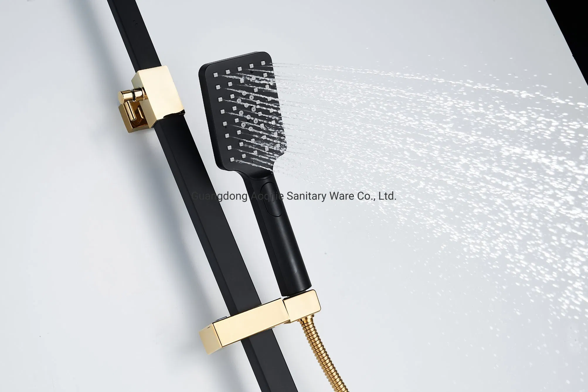 Golden Mixer Panel Bathroom Accessories Shower Set