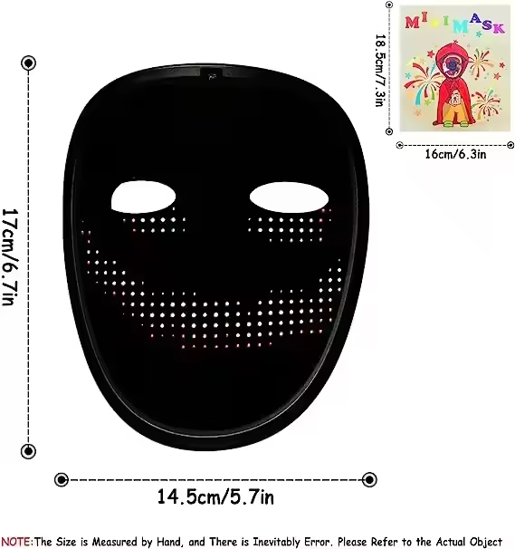New Colorful Christmas Transforming Dynamic LED Light Therapy Face Mask