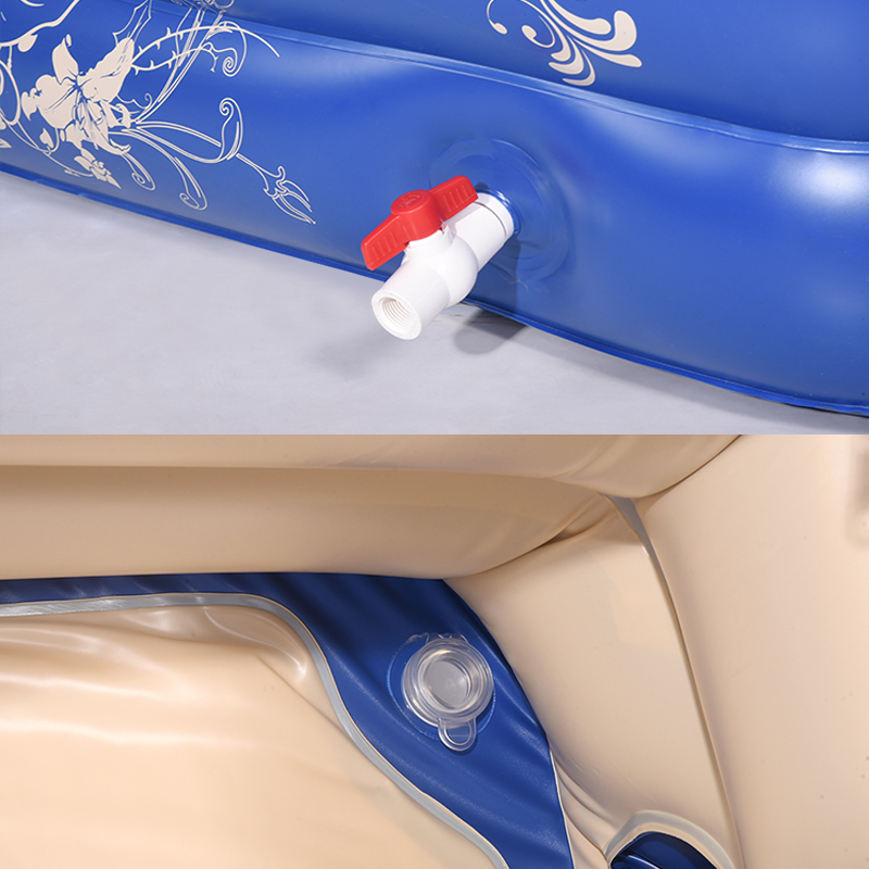 Portable Inflatable Bathtub for Adults Foldable Ice Bath Tub Adults Inflatable Tub