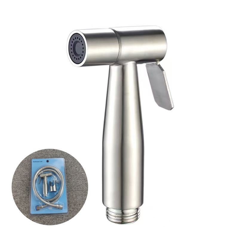 Brushed Portable Shattaf Bidet for Ultimate Toilet Hygiene Experience