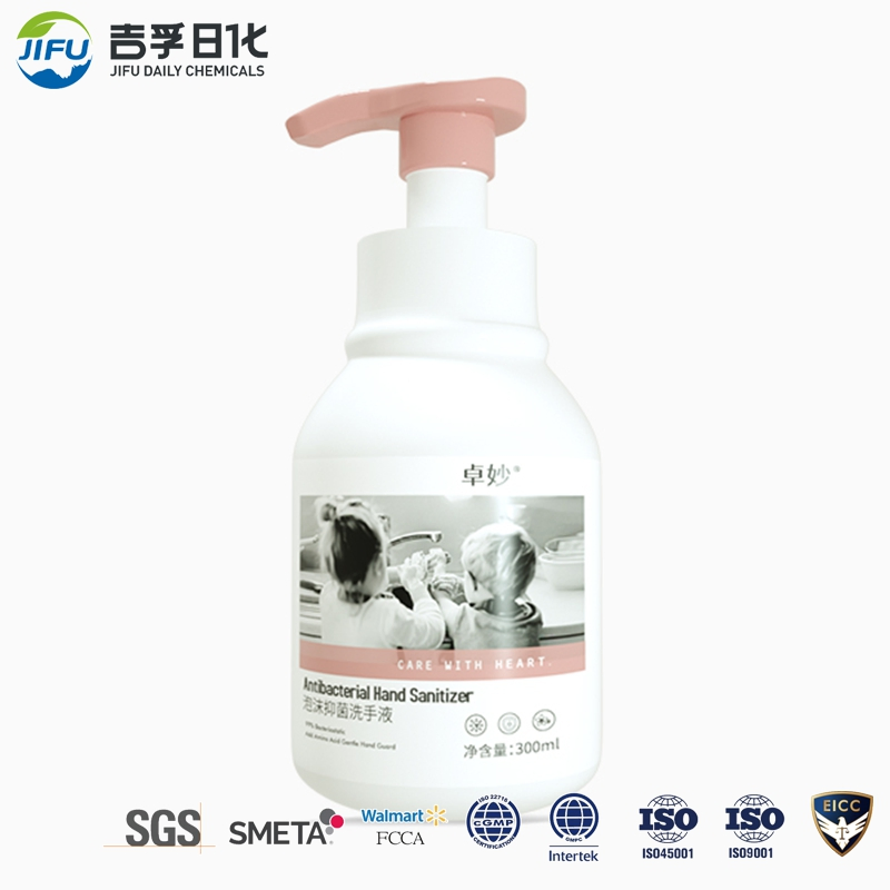 OEM Wholesale High Foam Household Kitchen Hand Dishwashing Foam Antibacterial Hand Sanitizer Flower Foaming Hand Soap for Kids