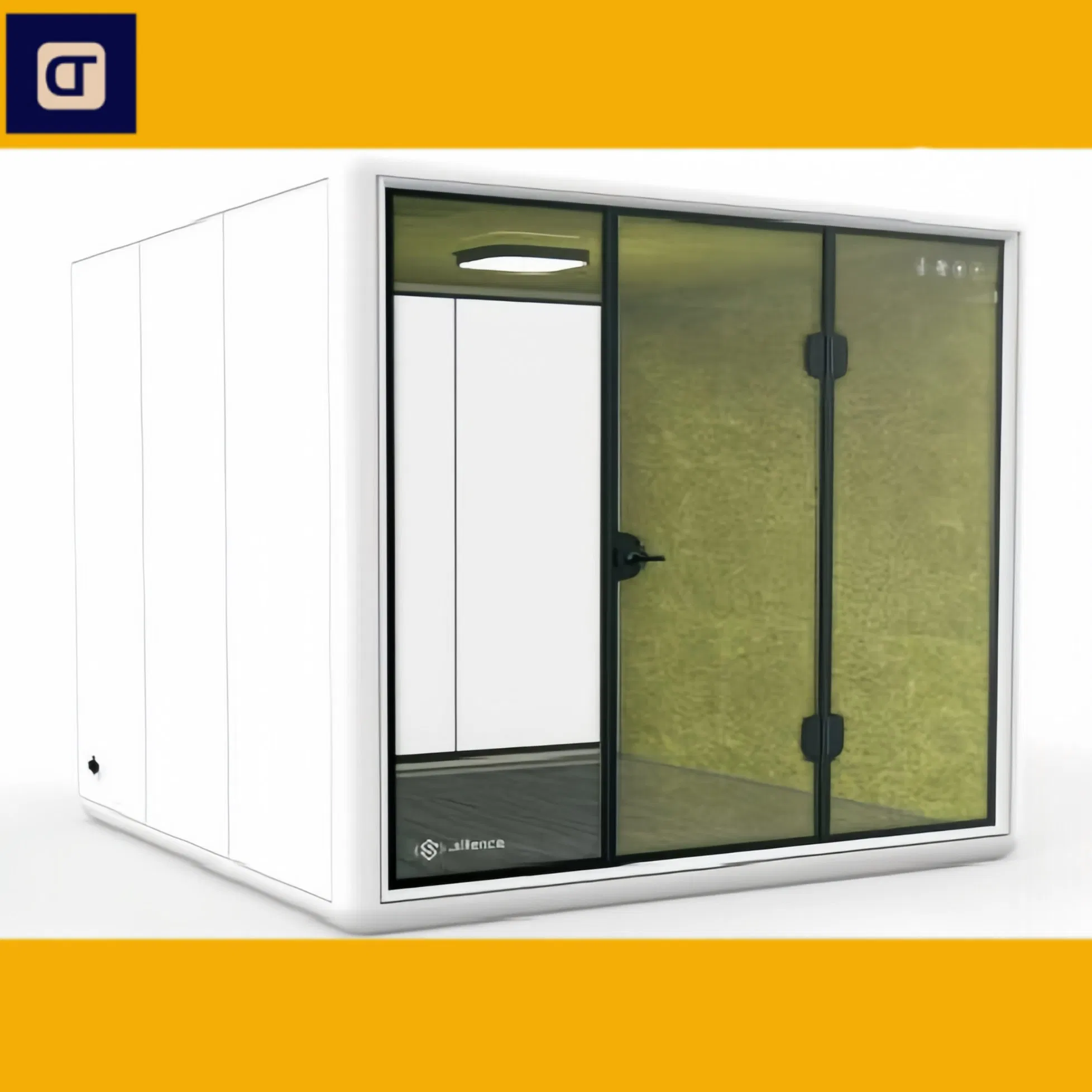 Compact Soundproof Office Pod for Enhanced Privacy and Focus Functional Modern Phone Booth for Office Home Call Privacy Area