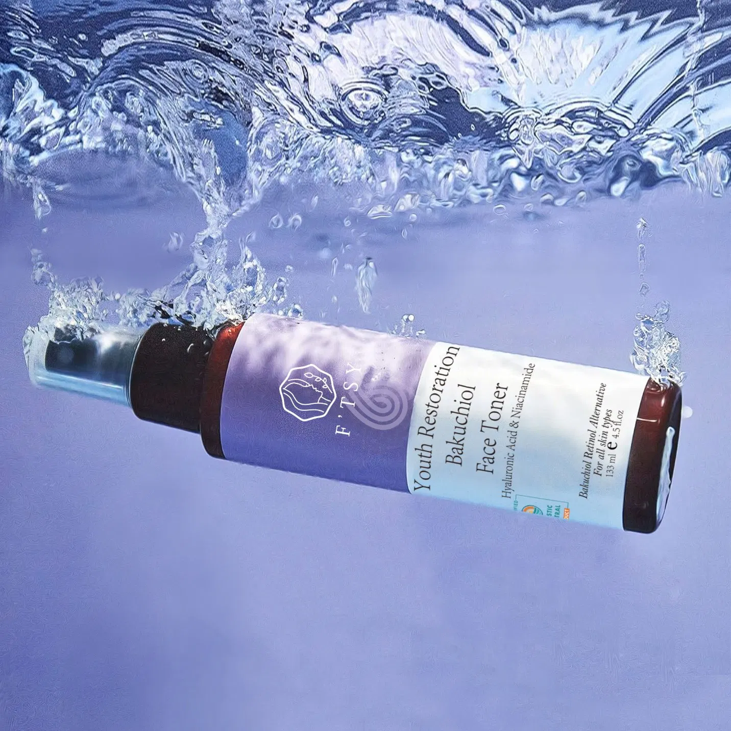 Hot Sale Brightening Anti Aging Hydrating Bakuchiol Facial Toner