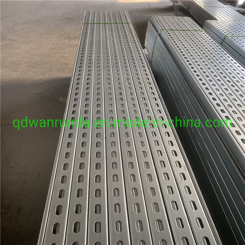 Durable 41X41X1.5mm Galvanized Steel Bracket for Solar Panels