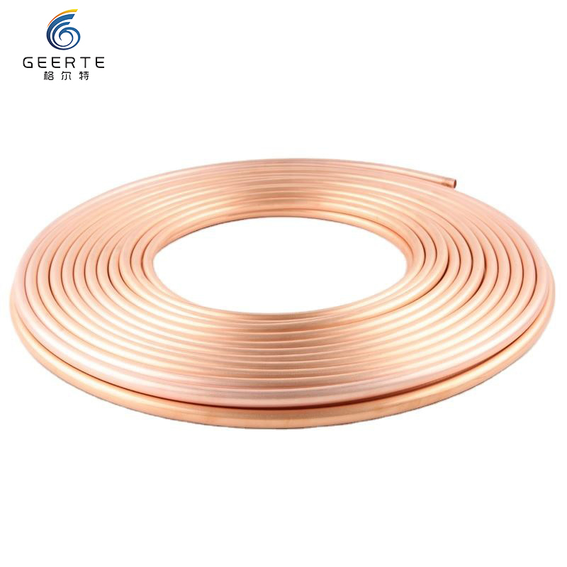 Copper Refrigeration Air Conditioner Coil Tube Pancake L Type Pipe