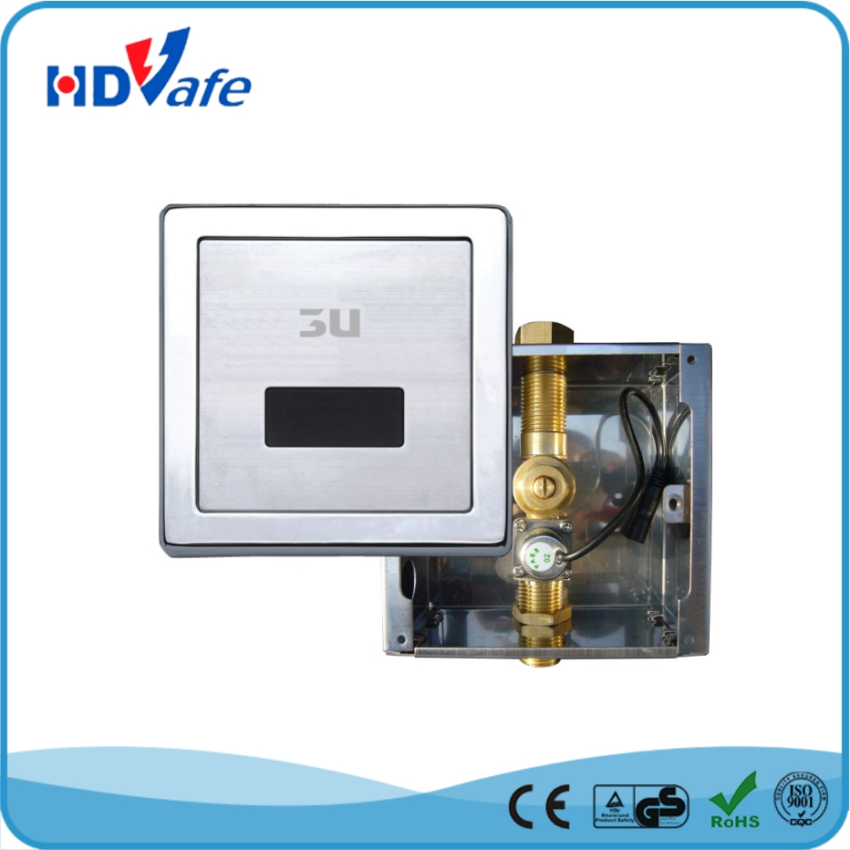 Sensor Sanitary Ware Vandal Resistant Automatic Urinal Sensor Valve for Washroom