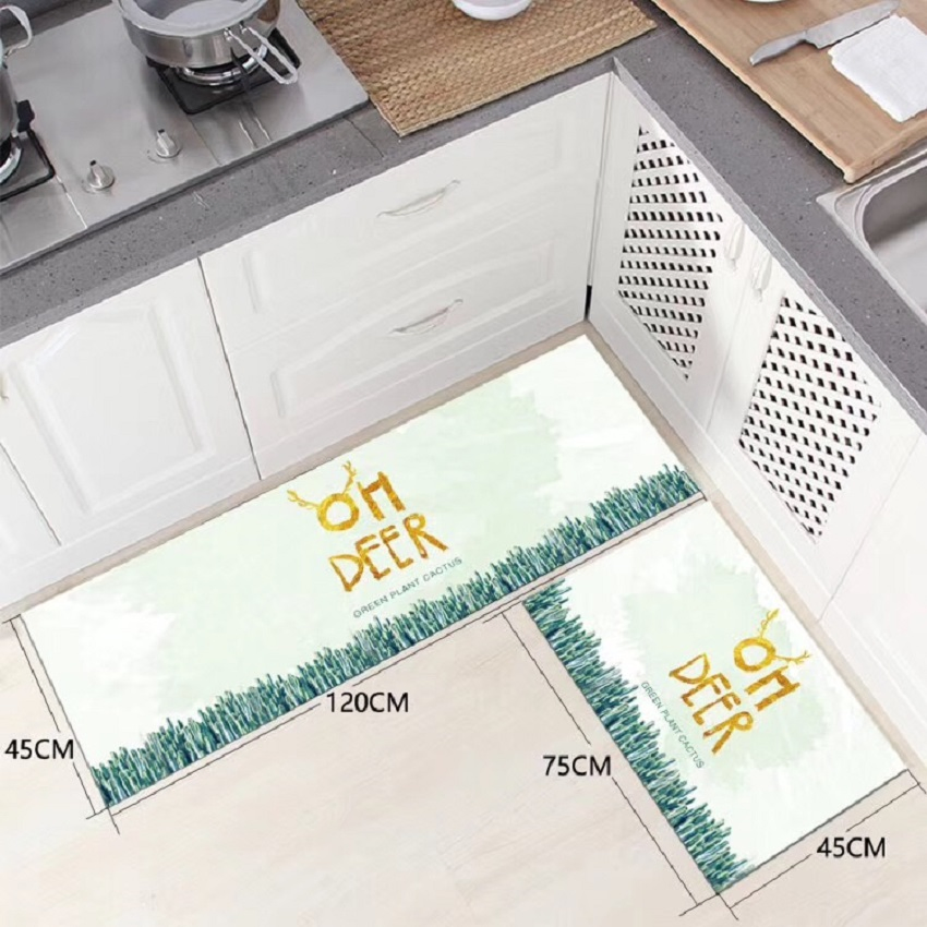 High Quality PVC Printed Kitchen Mats Inkjet Kitchen Mat