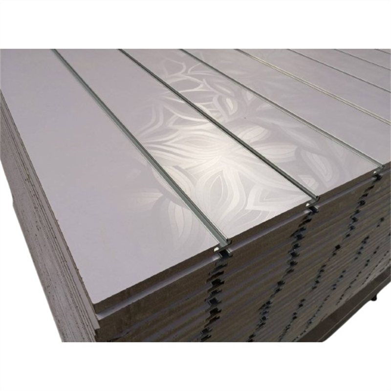 Slotted Plate 15mm Melamine Slotted Slat Wall Panel for Display