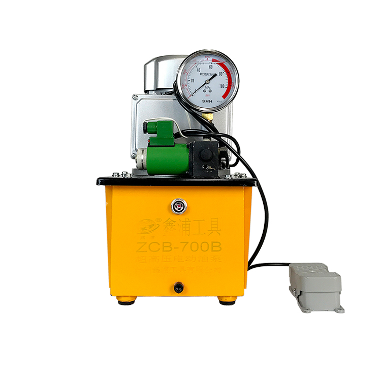 Zcb-700b Single Acting High Pressure 220V 70MPa 0.75kw Hydraulic Electric Oil Pump