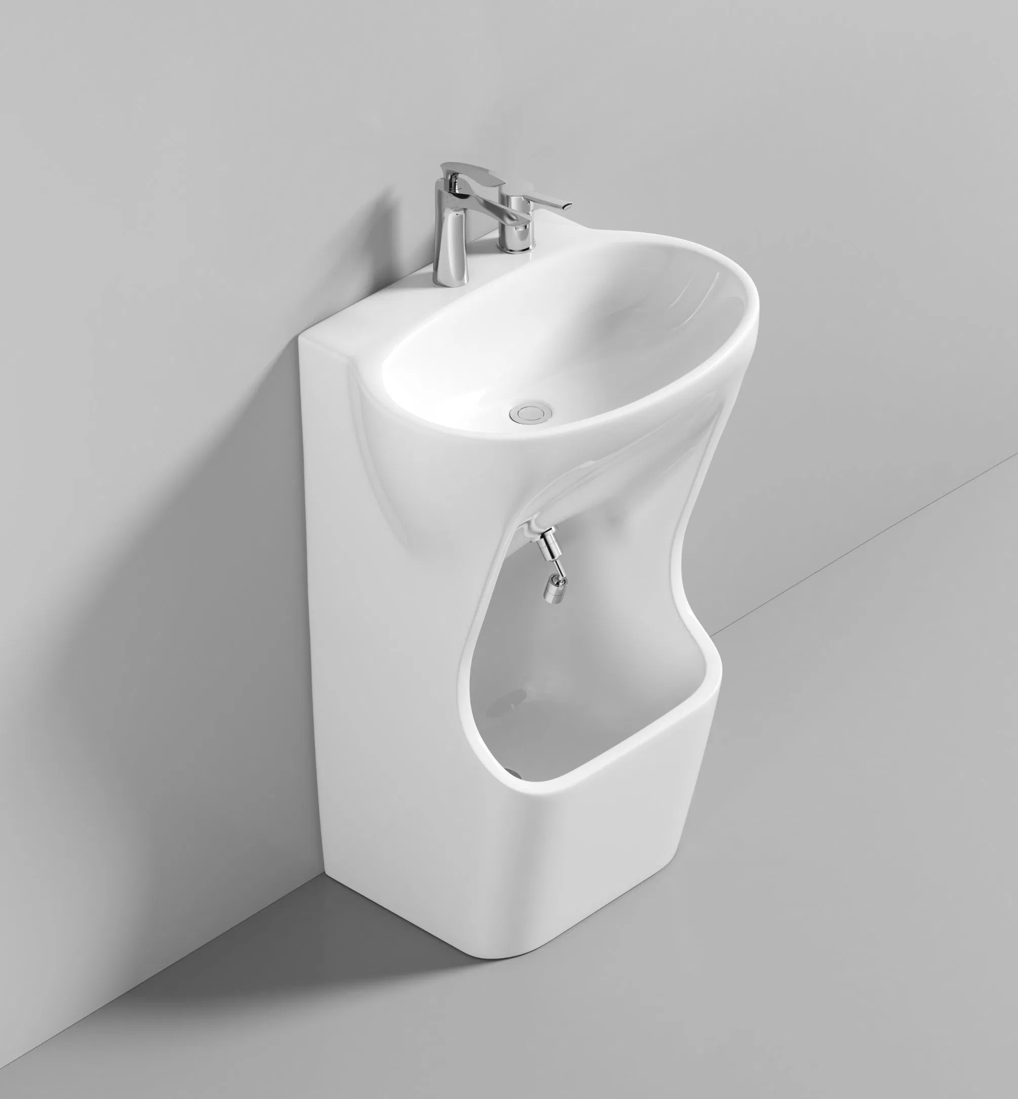 Раковина для вуду Color Musilim, двухуровневая, белая