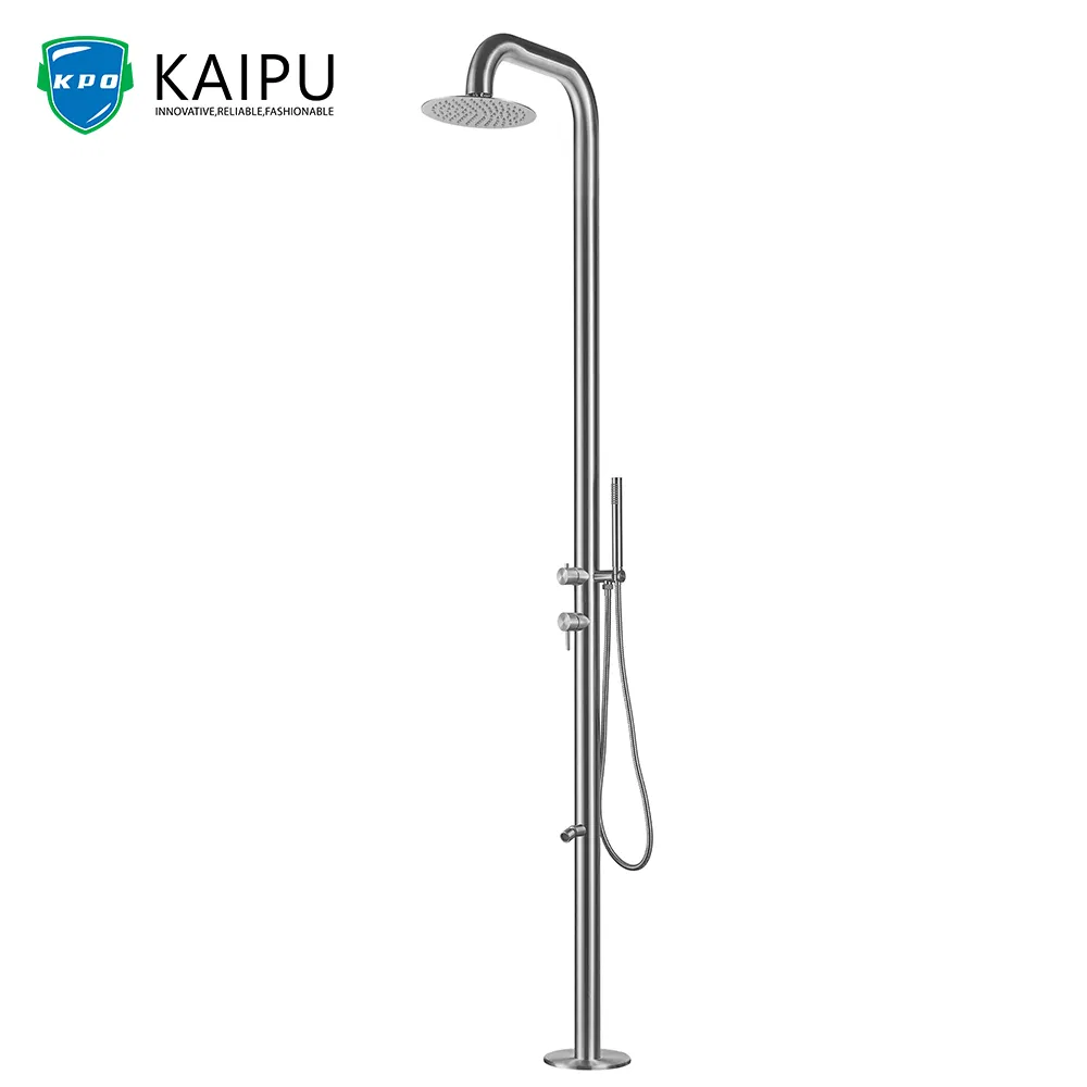 Stainless Steel 316L Freestanding Outdoor Shower for Pool