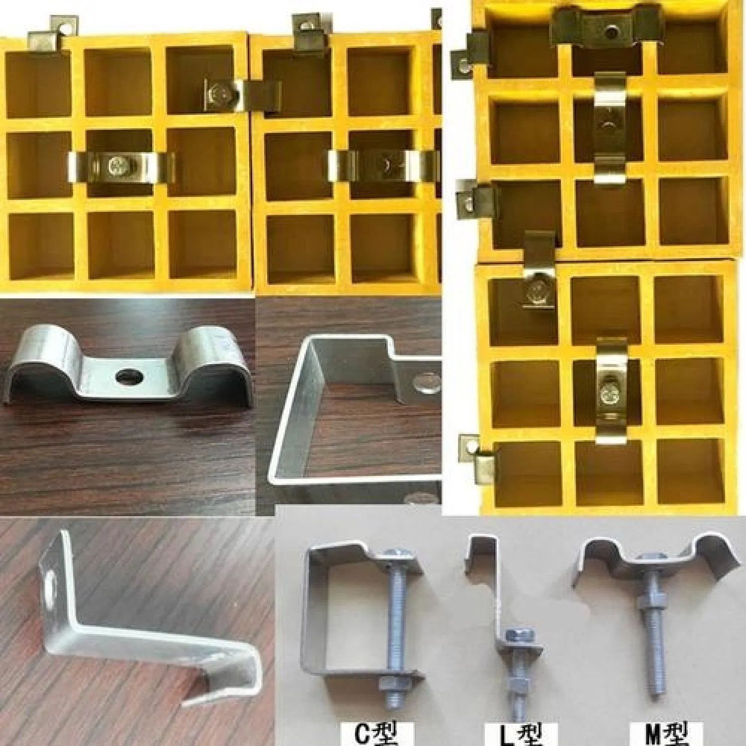 Trench Drain Fiberglass Reinforced Plastic Steel Grating for Roadside Gutters FRP Grating Floor Grating Bar Grating