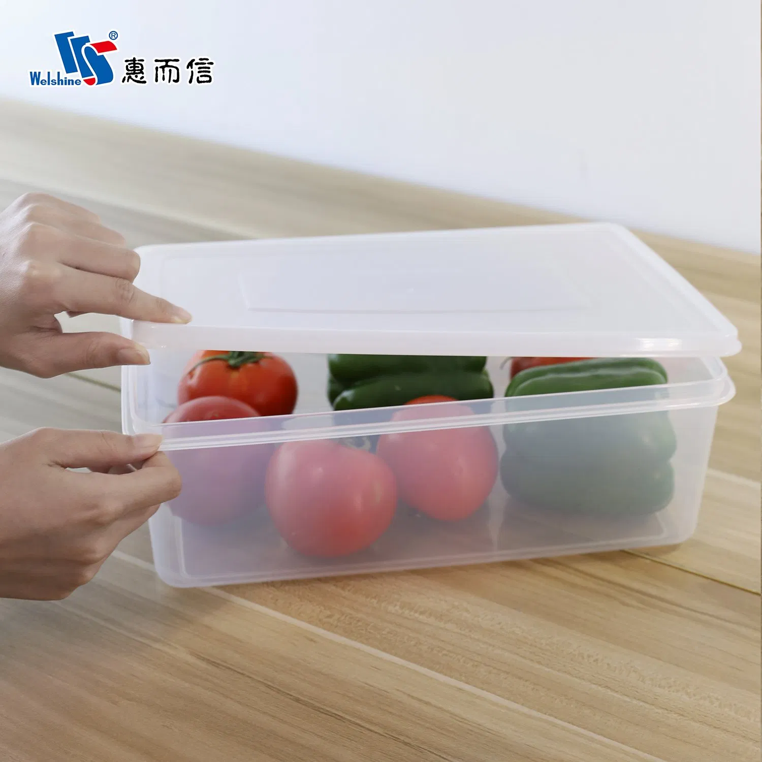 PP Material Snack Preservation Fresh Food Kitchen Container Refrigerator Storage Box Tank