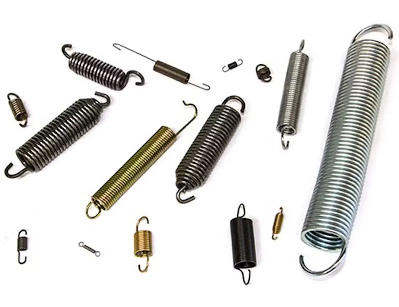 Customized Extension Spring Iron Carbon Steel Stainless Steel Spiral Coil Springs