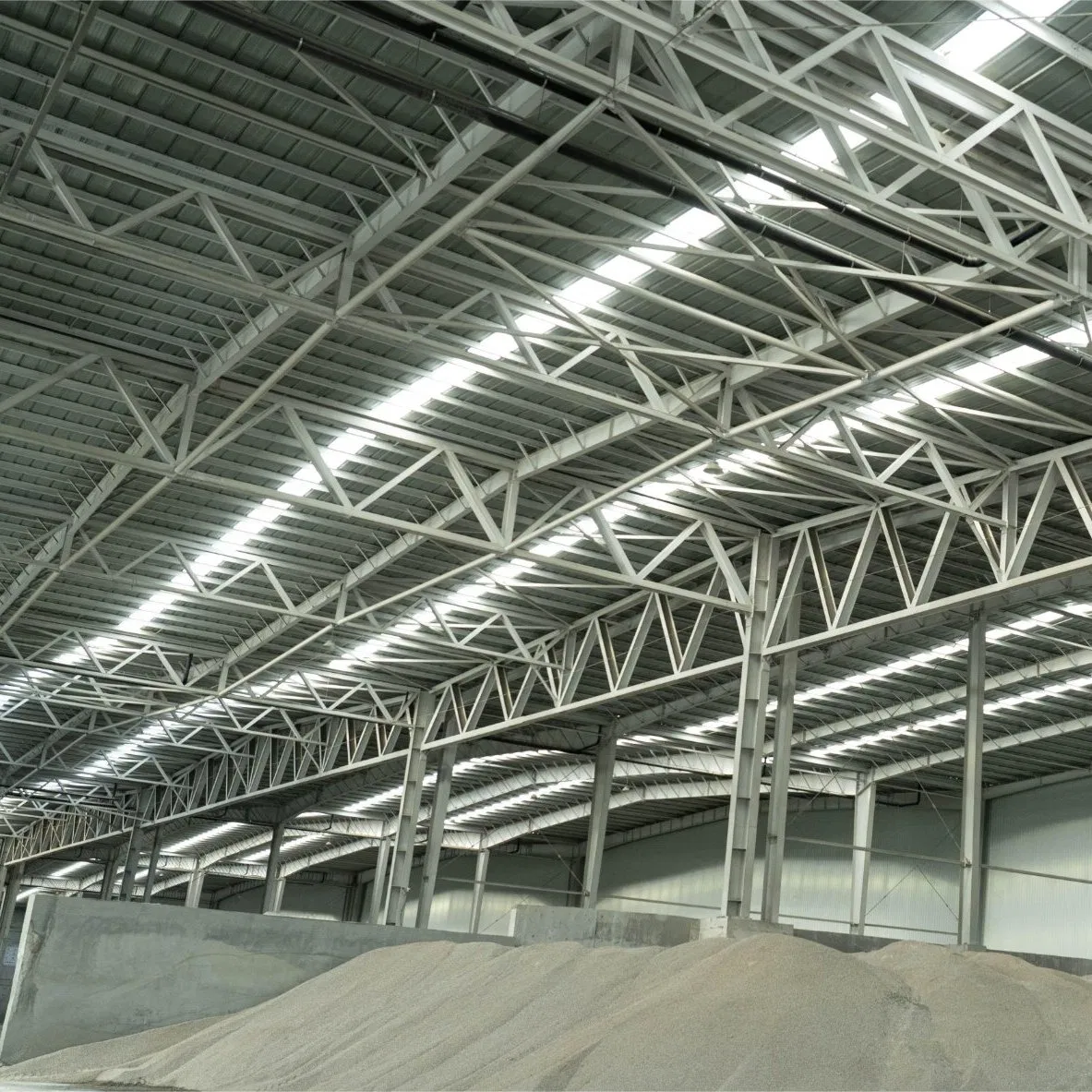 Prefabricated Metal High-Quality Membrane Customized Truss Display Building Welded Steel Structure