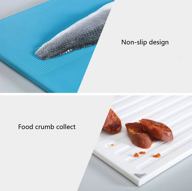 4PCS New Desigin Multifunction Kitchen Cutting Board with 3PCS Knife Set (SE2323)