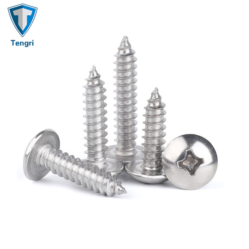 Mushroom Head Phillips Self Drilling Roofing Types Sheet Metal Screws