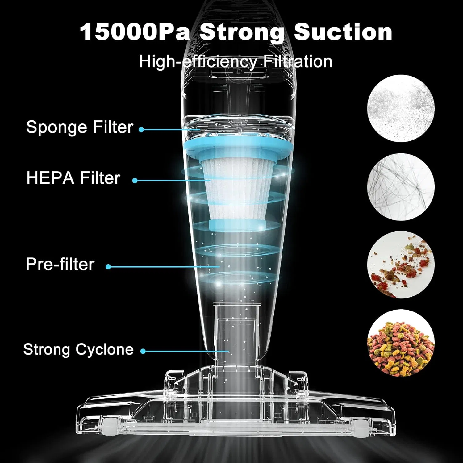 Home Vacuum Cleaner Corded Stick Vacuum Cleaner Upright and Handheld