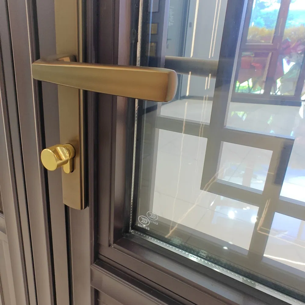 Customizable Antique Window with Hardwood Details and Modern Aluminum Reinforced Structure