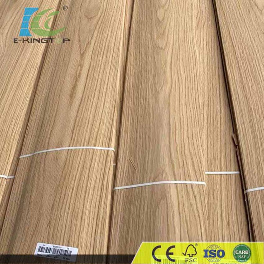 Factory Price Natural Wood Oak Veneer Straight Line 0.5mm with High Quality