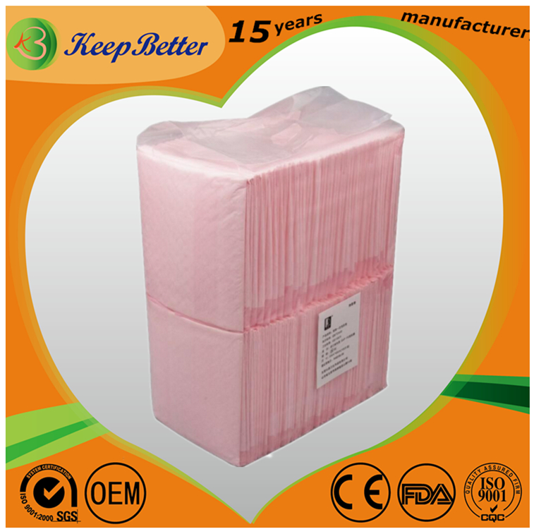 Medical Nursing Home Supermarket Pharmacy Supply Disposable Incontinence Product Absorbent Adult Chux Bed Urine Wetting Pad Mat Sheet Underpad for Hospital