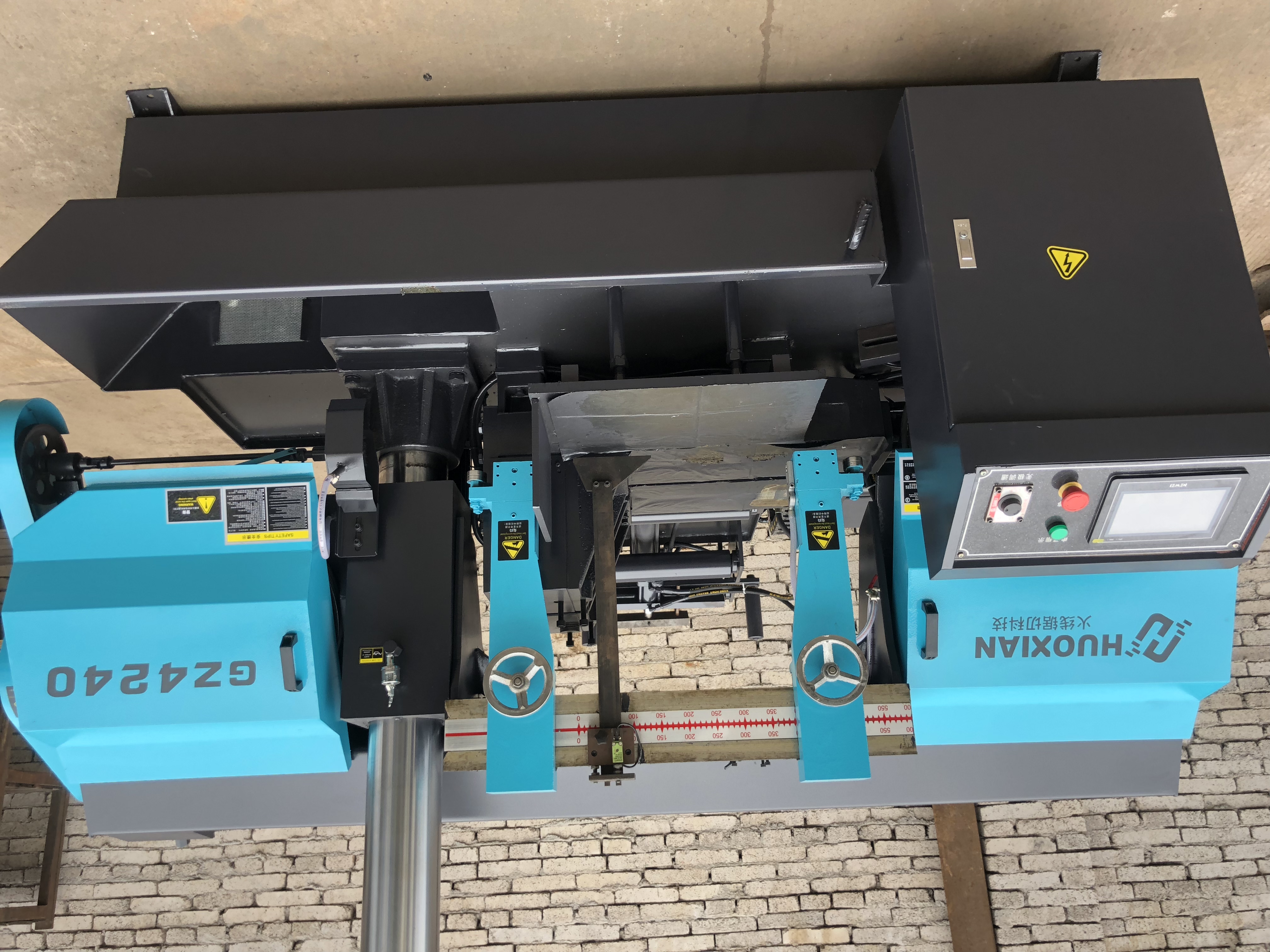 Станок ленточнопильный автоматический с ЧПУ гидравлический по металлу