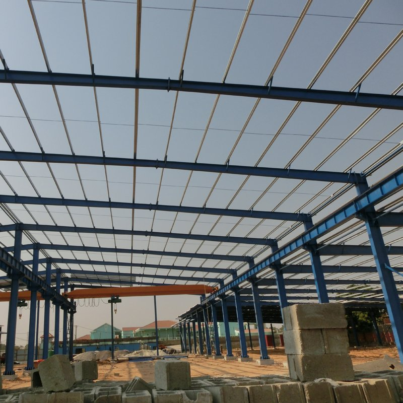 Steel Structure Factory Prefabricated Warehouse, Workshop Q345b/Q235B