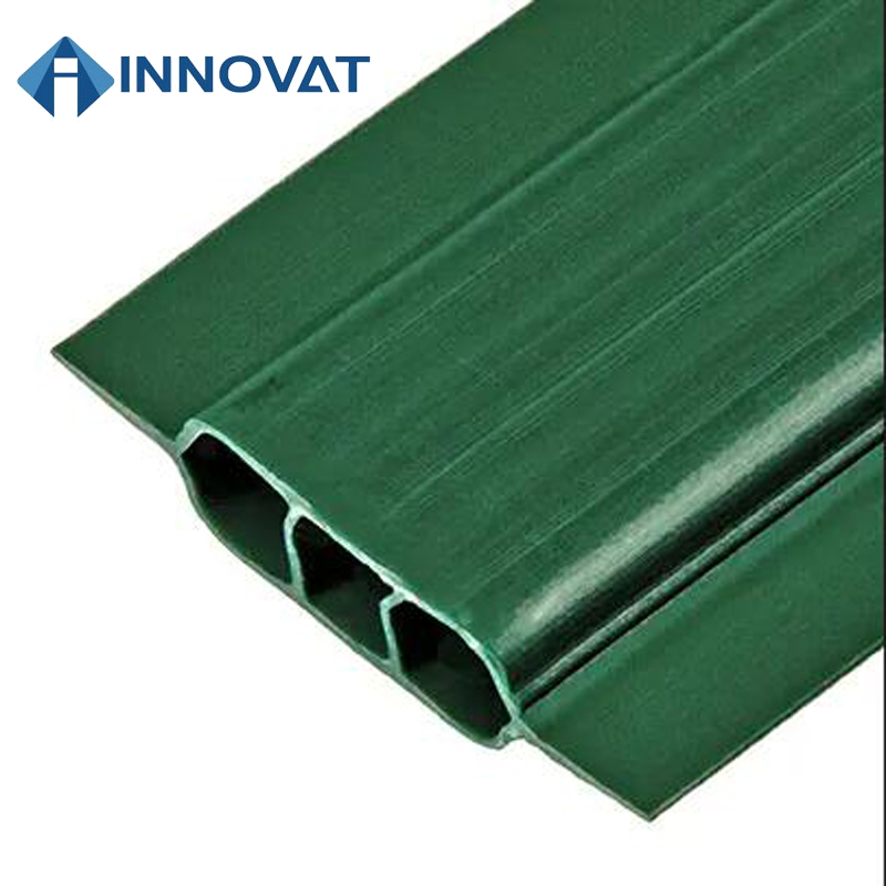 Chain Link Fence Garden Privacy Fence with PVC Ridged Fence Slats