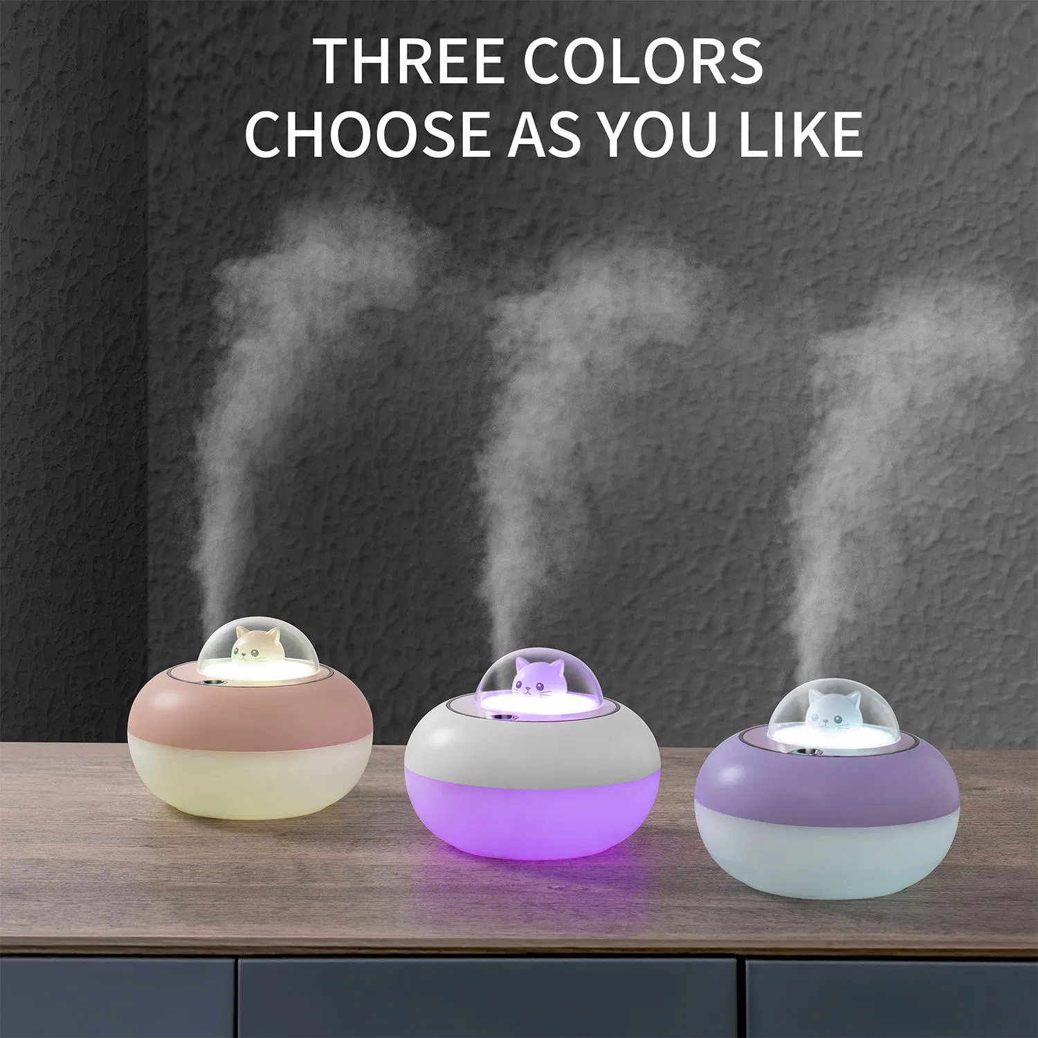 New Colorful Mini Baby Cute USB Portable 300-Ml Aromatherapy Diffuser Ultrasonic Humidifier