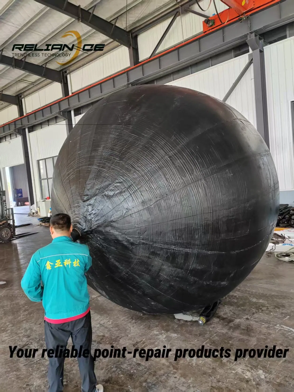 Inflatable Stop Balloons for Trenchless Pipeline Sealing and Rehab