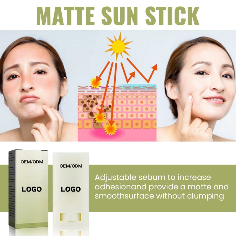 Wholesale Waterproof Travel SPF 30 SPF 50 Korean Sun Stick Body Shimmer Sunscreen Cream Sunscreen Stick