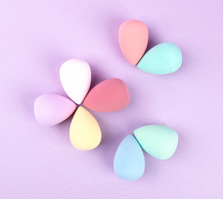 Custom Logo Beauty Sponge Private Label Cosmetics Blender Sponge Latex Free Soft Makeup Sponge