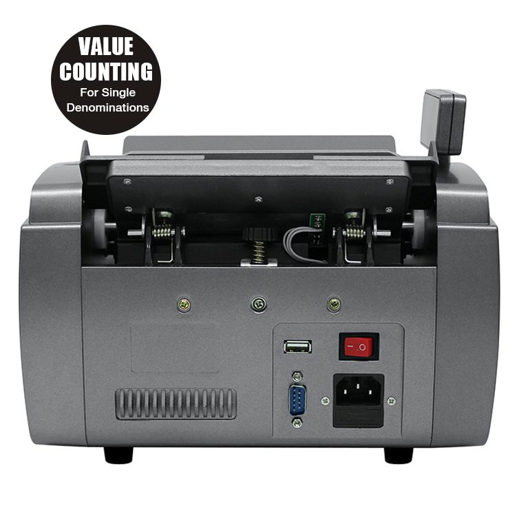 Bill Counters Money Counter Banknote Counter Cashing Counting Currency Counters UV Mg IR Currency Counting Machine Batch Add Self-Examination Money Counter