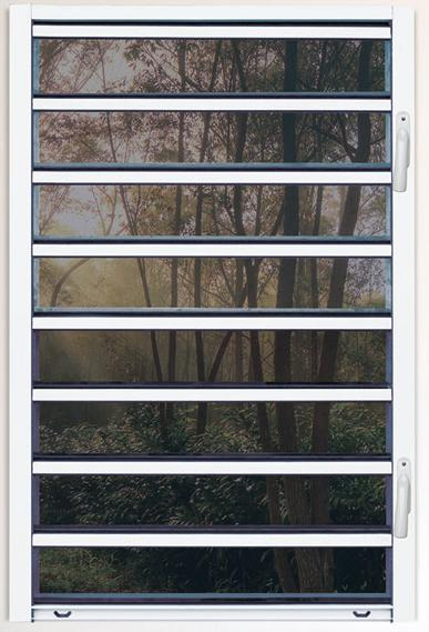 Modern Yard Aluminum Vertical Louver Style Ventilated Privacy Panel