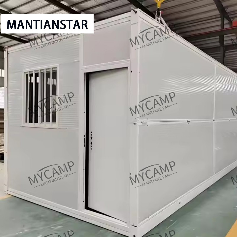 40FT Expansion Container House with Full Bathroom Expandable Residential Container House 3 Bed Rooms