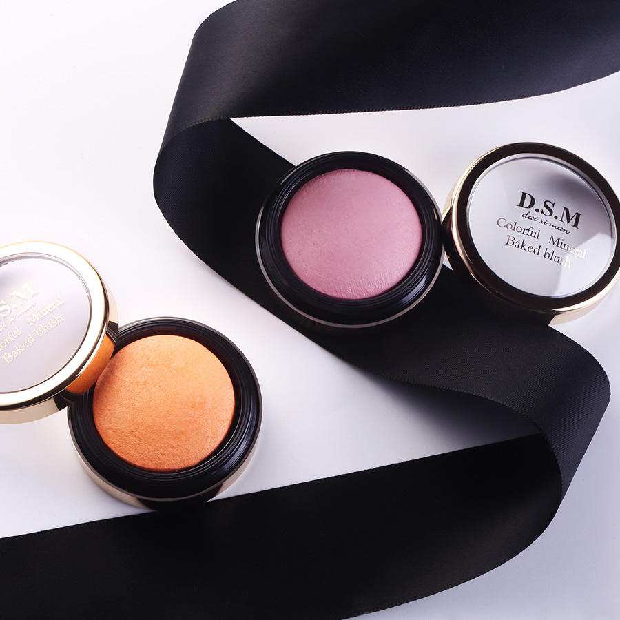 Dsm Skin Fitting Cheek Blusher Powder Soft Colorful Mineral Blush